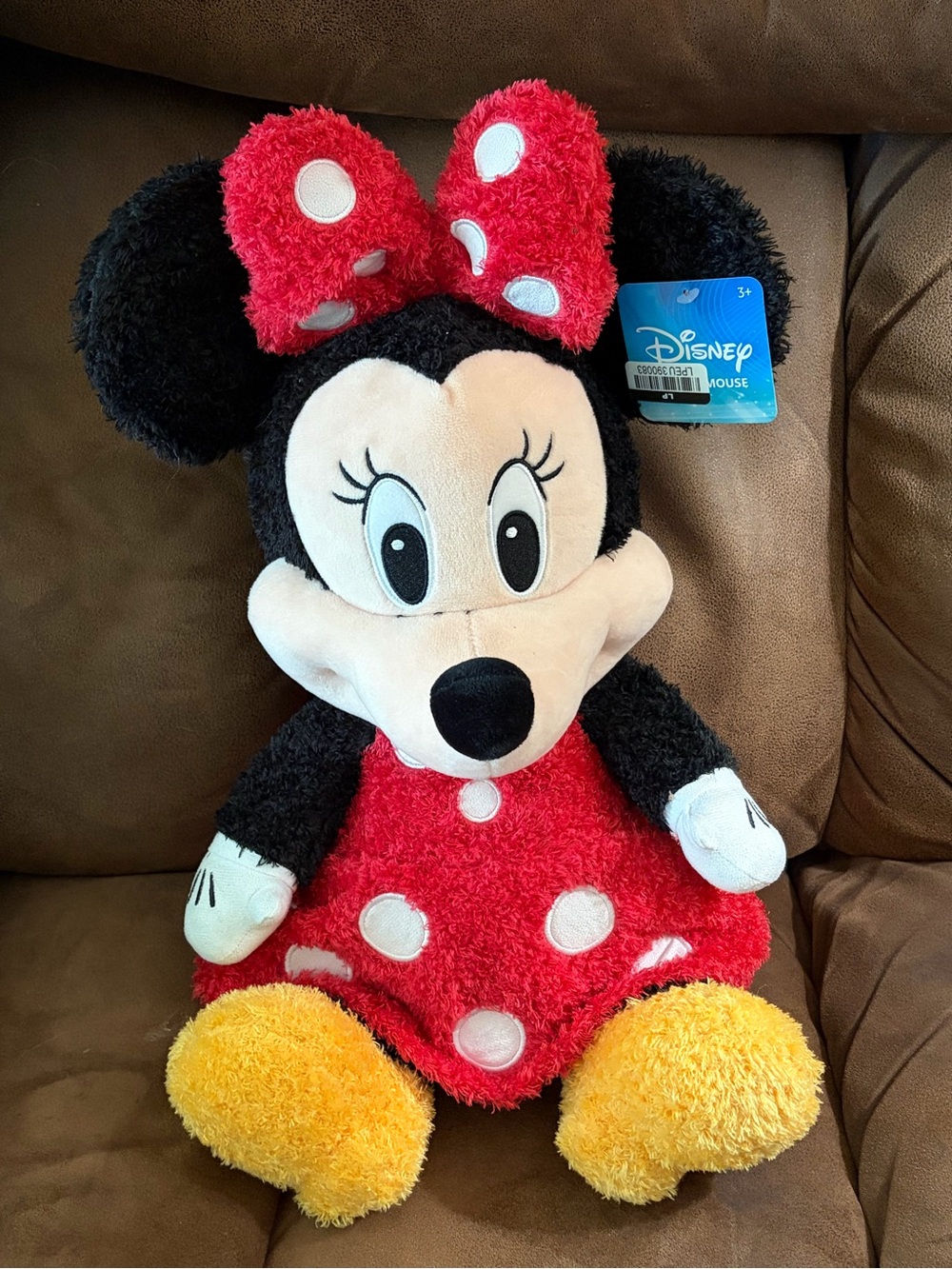 Disney Minnie Mouse weighted plush NWT